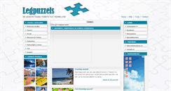 Desktop Screenshot of legpuzzels.net